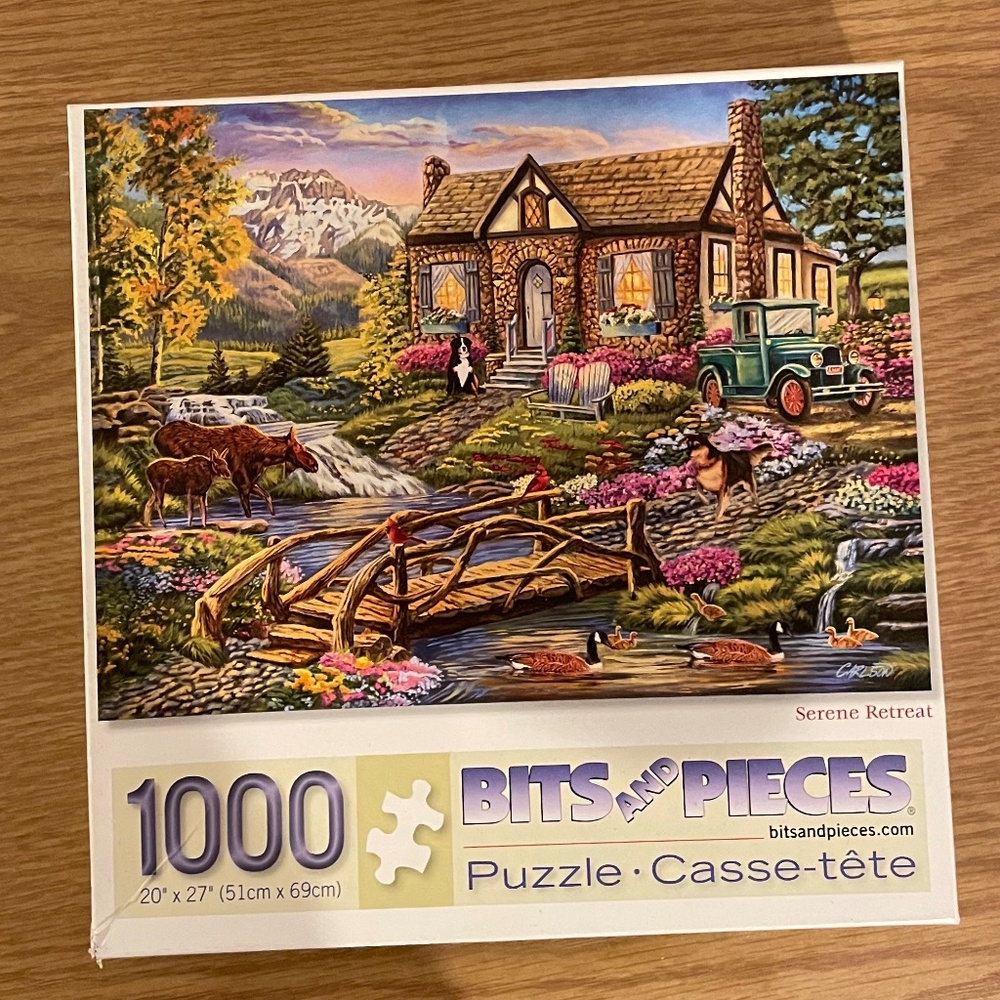 Jigsaw puzzle- 1,000 pieces